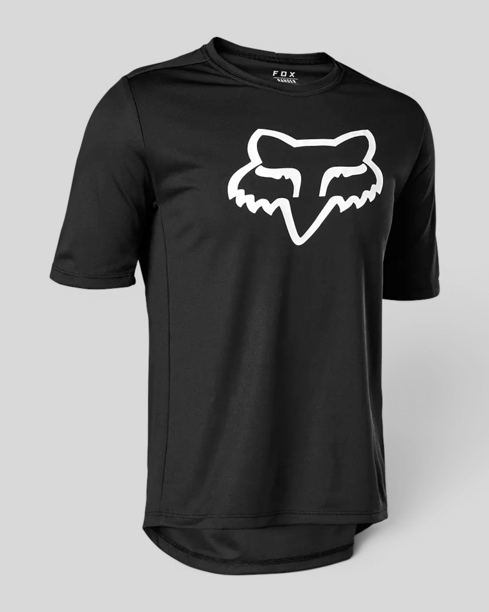 Jersey FOX Ranger Niño, Manga Corta, Negro