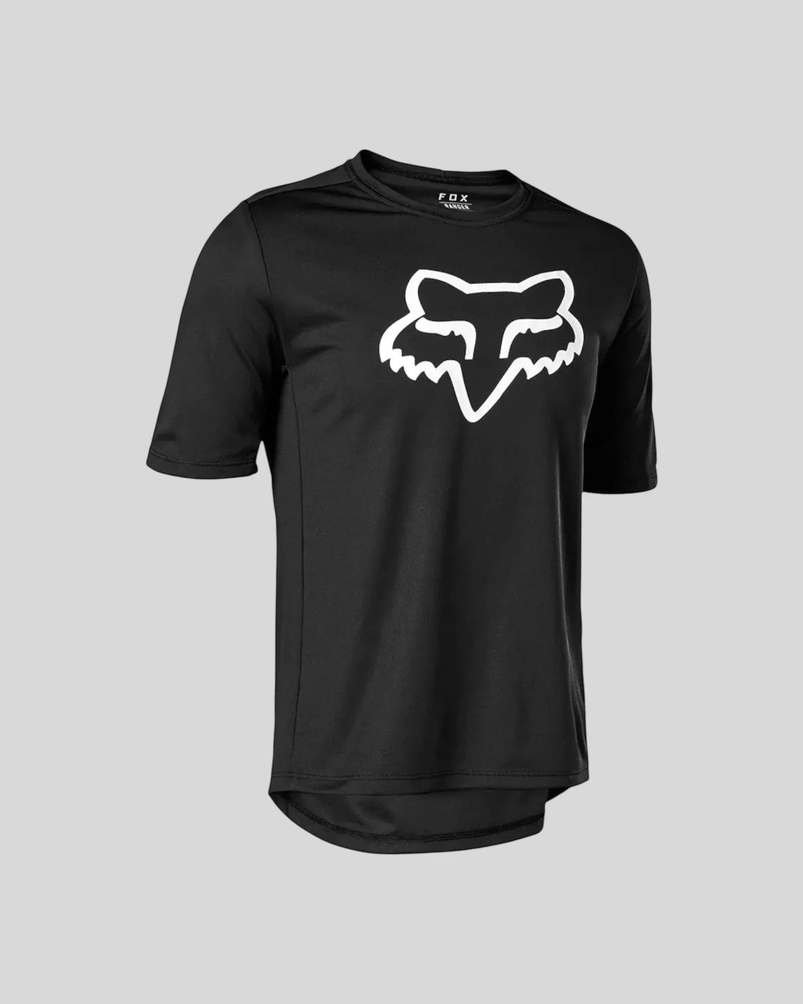Jersey FOX Ranger Niño, Manga Corta, Negro