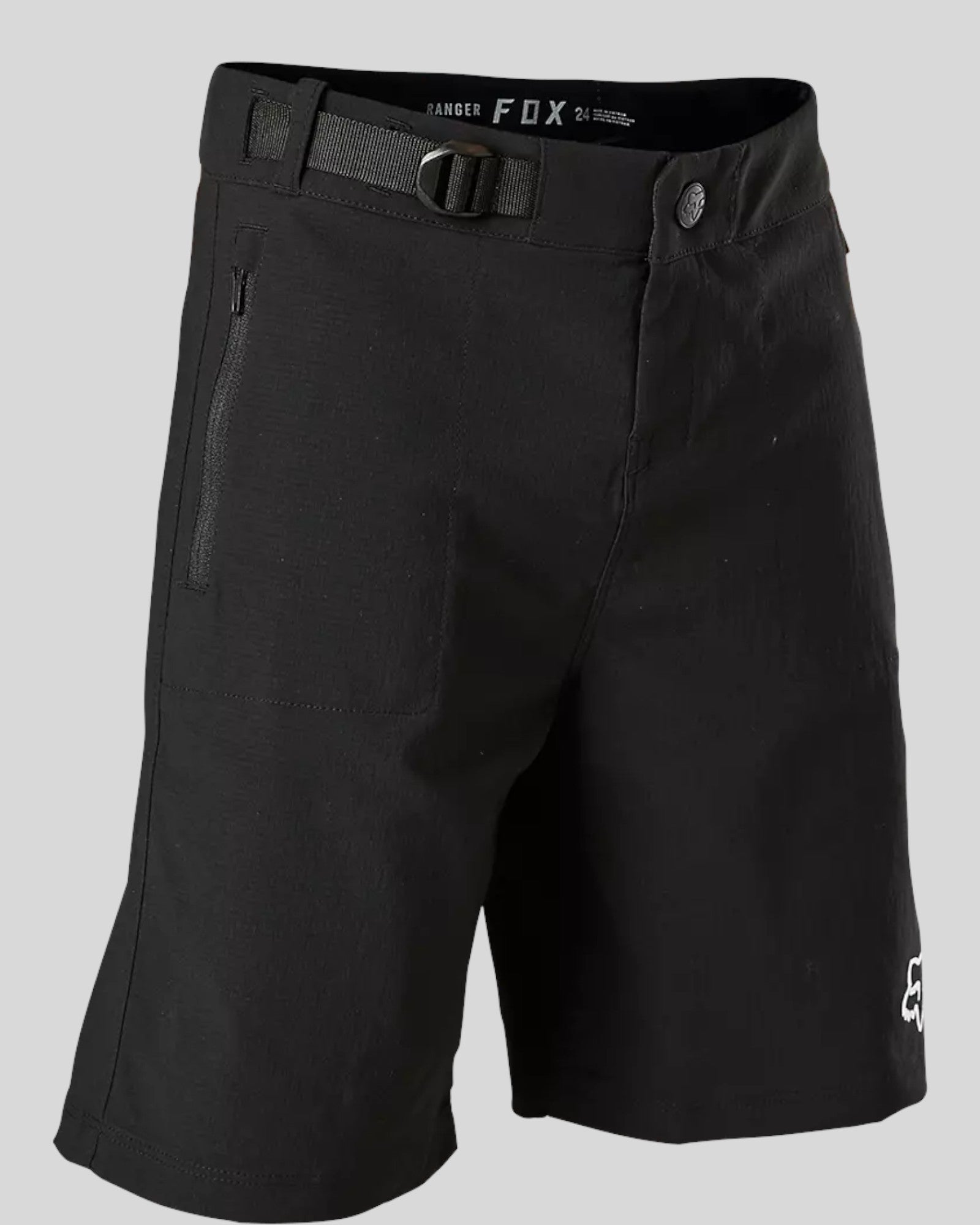 Short FOX Ranger de Niño con Calza, Negro