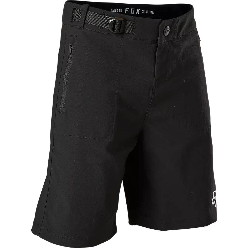 Short FOX Ranger de Niño con Calza, Negro