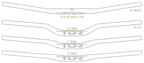 Manubrio TOR Cycling TRZ Bars - 35 clamp