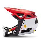 Casco FOX PROFRAME RS Clyzo - Rojo/Blanco/Negro