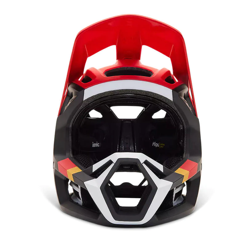 Casco FOX PROFRAME RS Clyzo - Rojo/Blanco/Negro