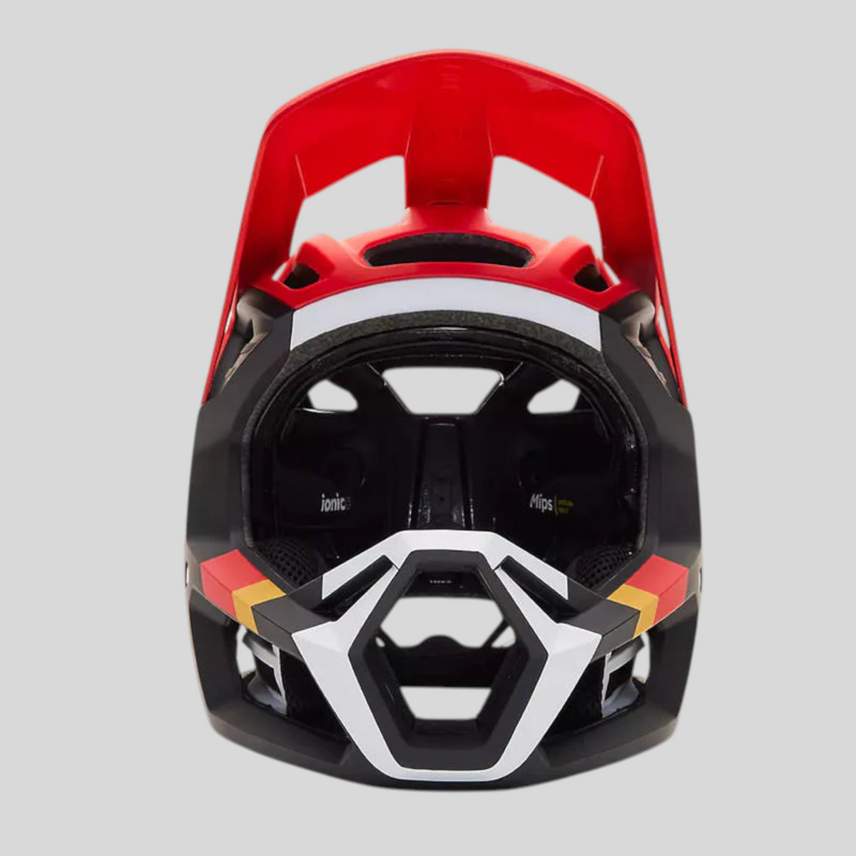 Casco FOX PROFRAME RS Clyzo - Rojo/Blanco/Negro