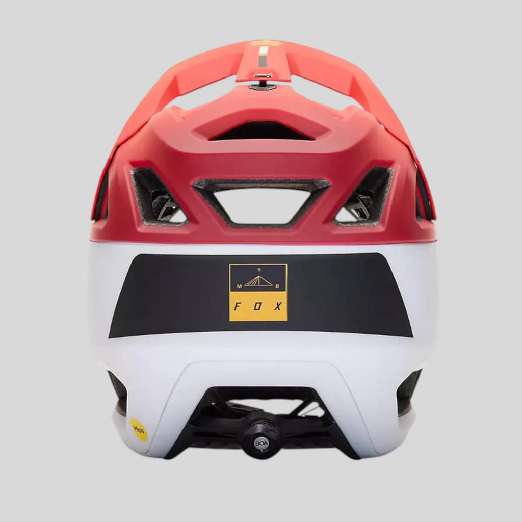 Casco FOX PROFRAME RS Clyzo - Rojo/Blanco/Negro