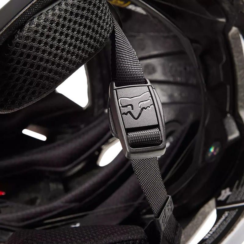 Casco FOX PROFRAME RS Clyzo - Rojo/Blanco/Negro
