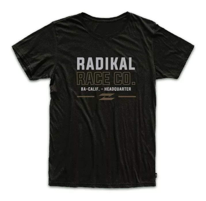 Polera Lifestyle Radikal Racing Race Company - Negra