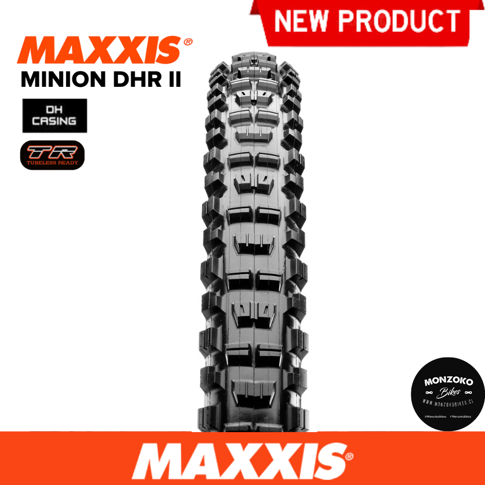 Maxxis Minion DHR II 29 x 2.4, DH Casing, BIKEPARK, TR, WT, 60x2TPI