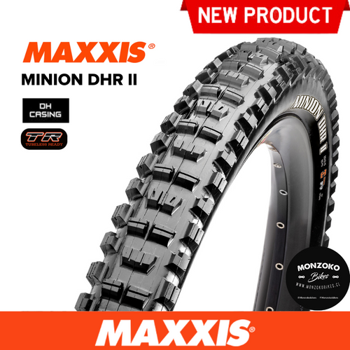 Maxxis Minion DHR II 29 x 2.4, DH Casing, BIKEPARK, TR, WT, 60x2TPI