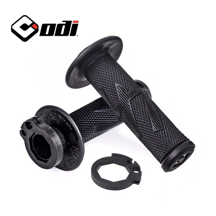 Puños de Moto Odi Emig Pro MX V2 Lock On Grip Blackout