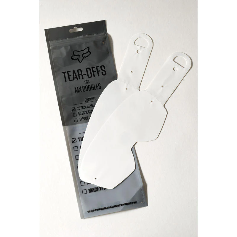Tear Off FOX para Antiparra VUE, 20 piezas