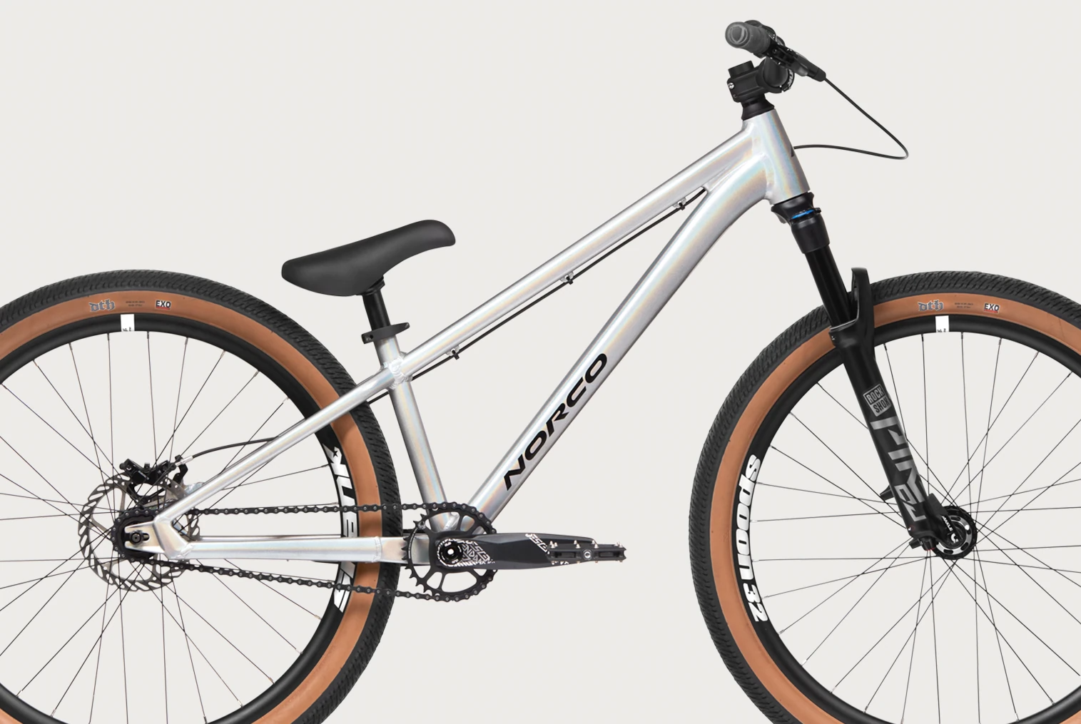 Cuadro Norco Rampage 2 Dirt aro 26 - Silver/Black