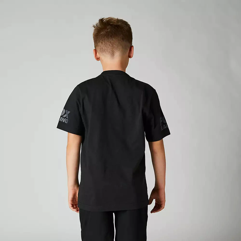Polera FOX de Niño Manga Corta Karrera, Negra