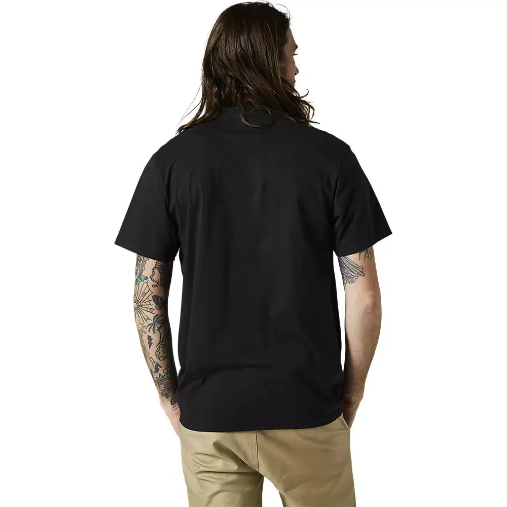 Polera FOX Lifestyle Pinnacle - Negro/Blanco