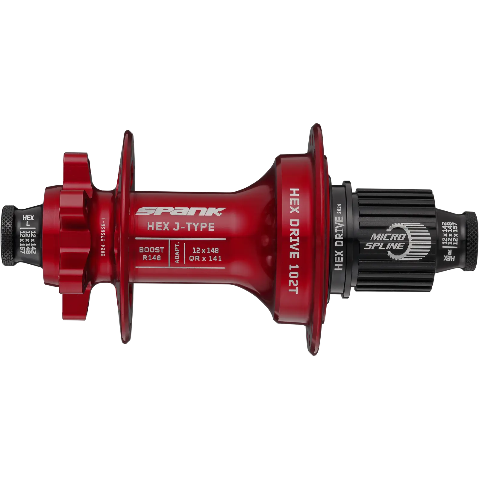 Maza Trasera Spank HEX-J - Boost R148, 32H