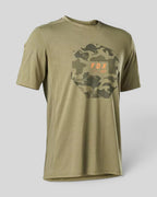 Jersey FOX Ranger Camo Moth Drirelease, Manga Corta, Café