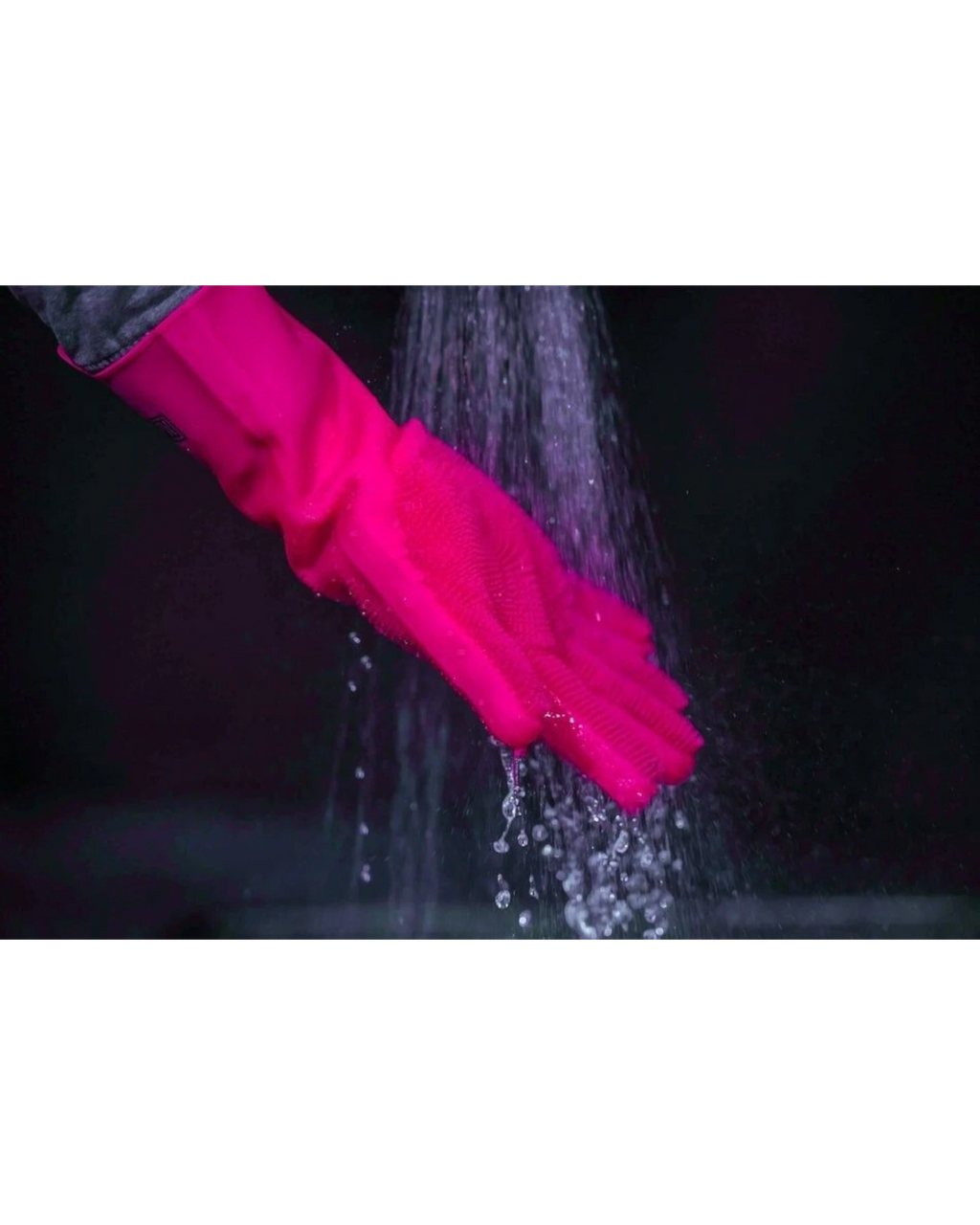 Guantes de limpieza Muc-Off Scrubber Pink