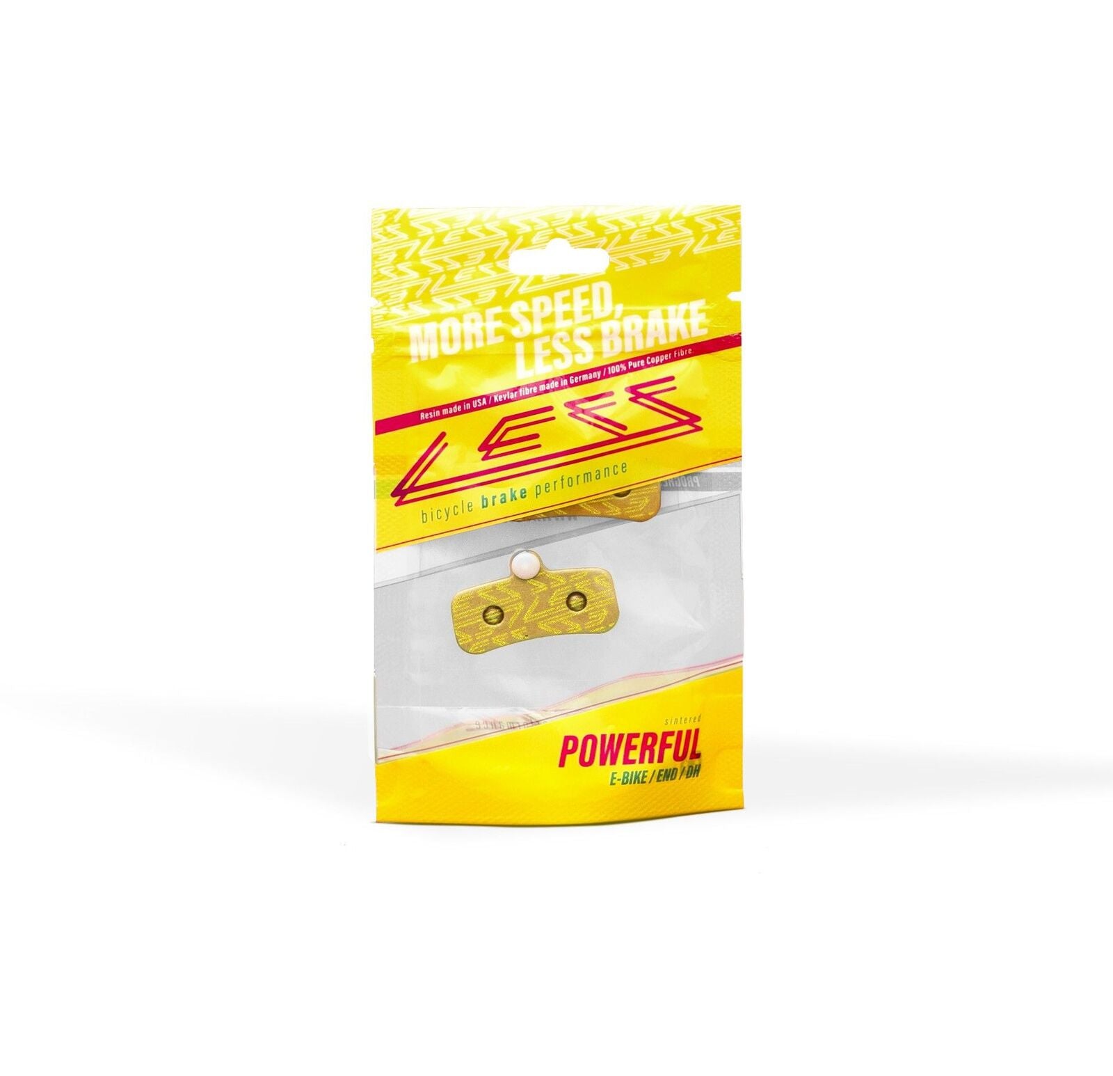 Pastillas LESS BRAKES Powerful 908 | Hope E4 V1