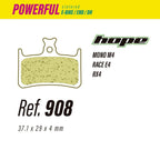 Pastillas LESS BRAKES Powerful 908 | Hope E4 V1