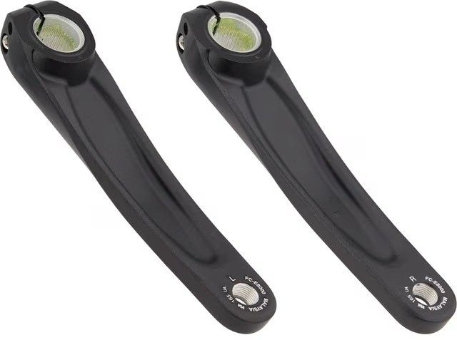 Bielas Shimano FC-E8000 para E-Bikes, 170mm, Negro