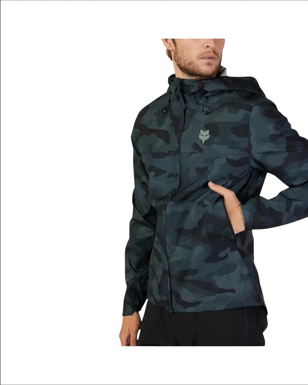 Chaqueta Impermeable FOX Ranger 2.5L Water, Camo/Negro