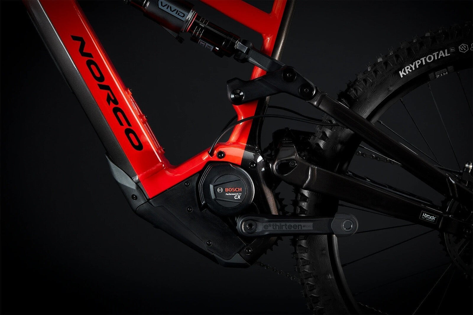 E-BIKE NORCO RANGE VLT A1 Mullet, Red