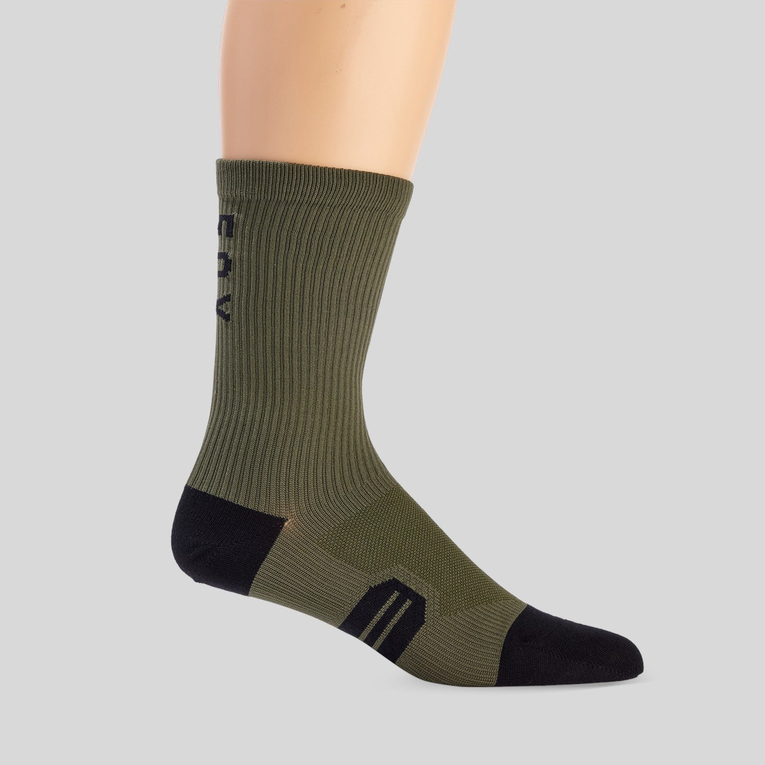 Calcetines Fox Racing Ranger 8" — MTB Unisex, Verde Oliva