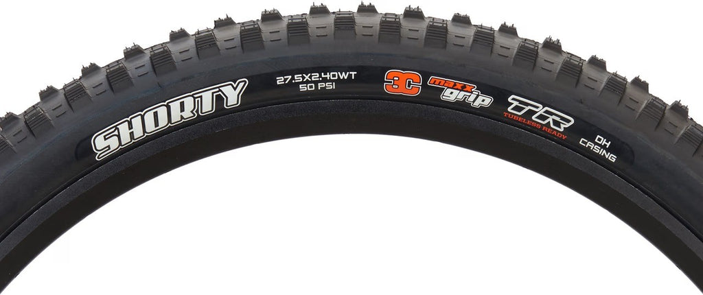 Neumático Maxxis Shorty 27.5X2.40 3C, WT, DH Casing, Maxxgrip