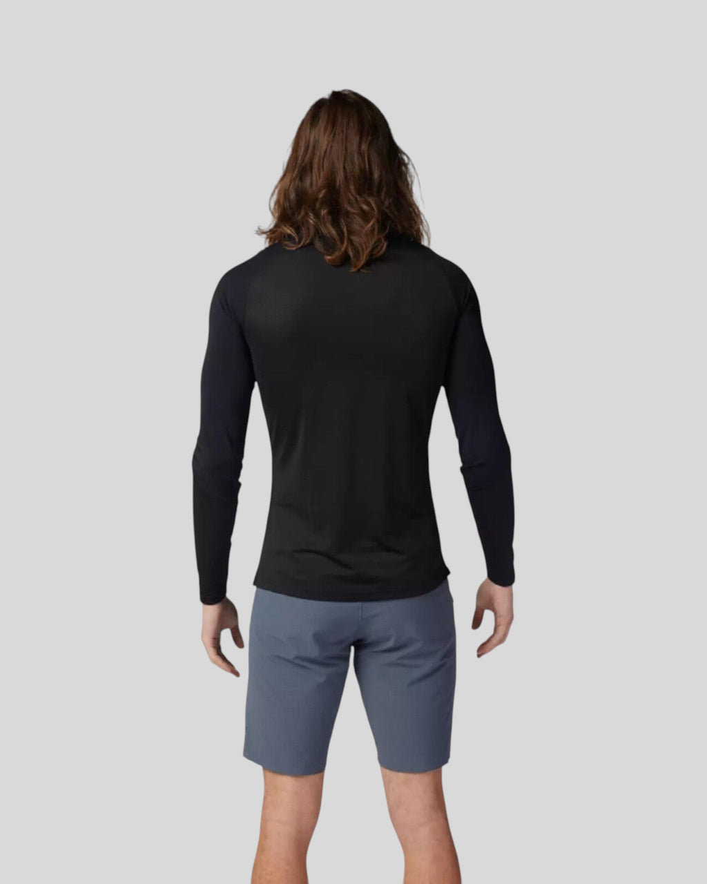 Jersey FOX Flexair Ascent Manga Larga, Negro