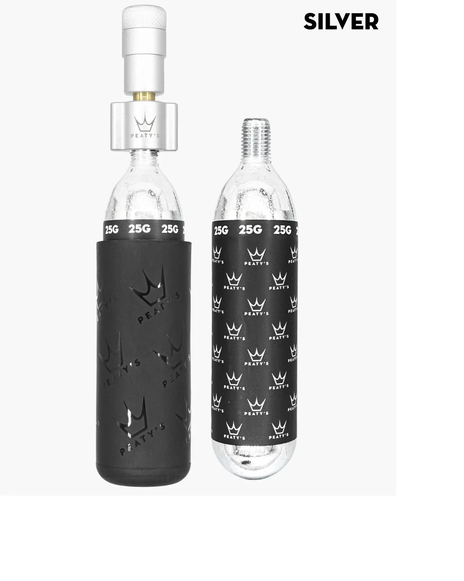 Kit Inflador PEATYS CO2 25G SILVER