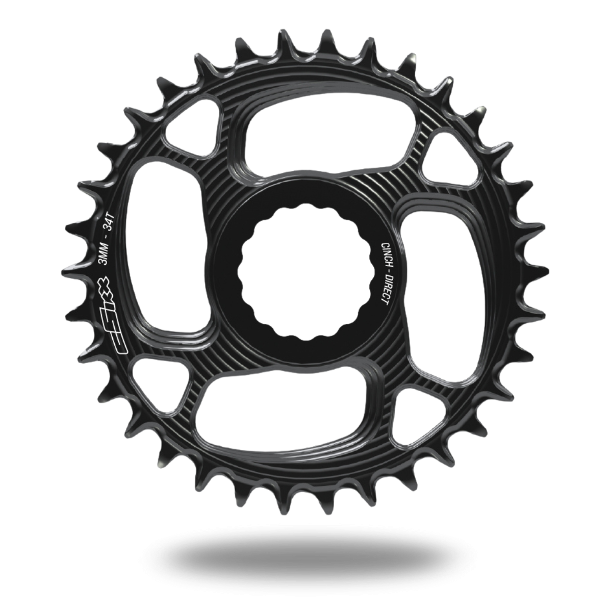 Corona CSIXX para Race Face, sistema Cinch, 3mm offset