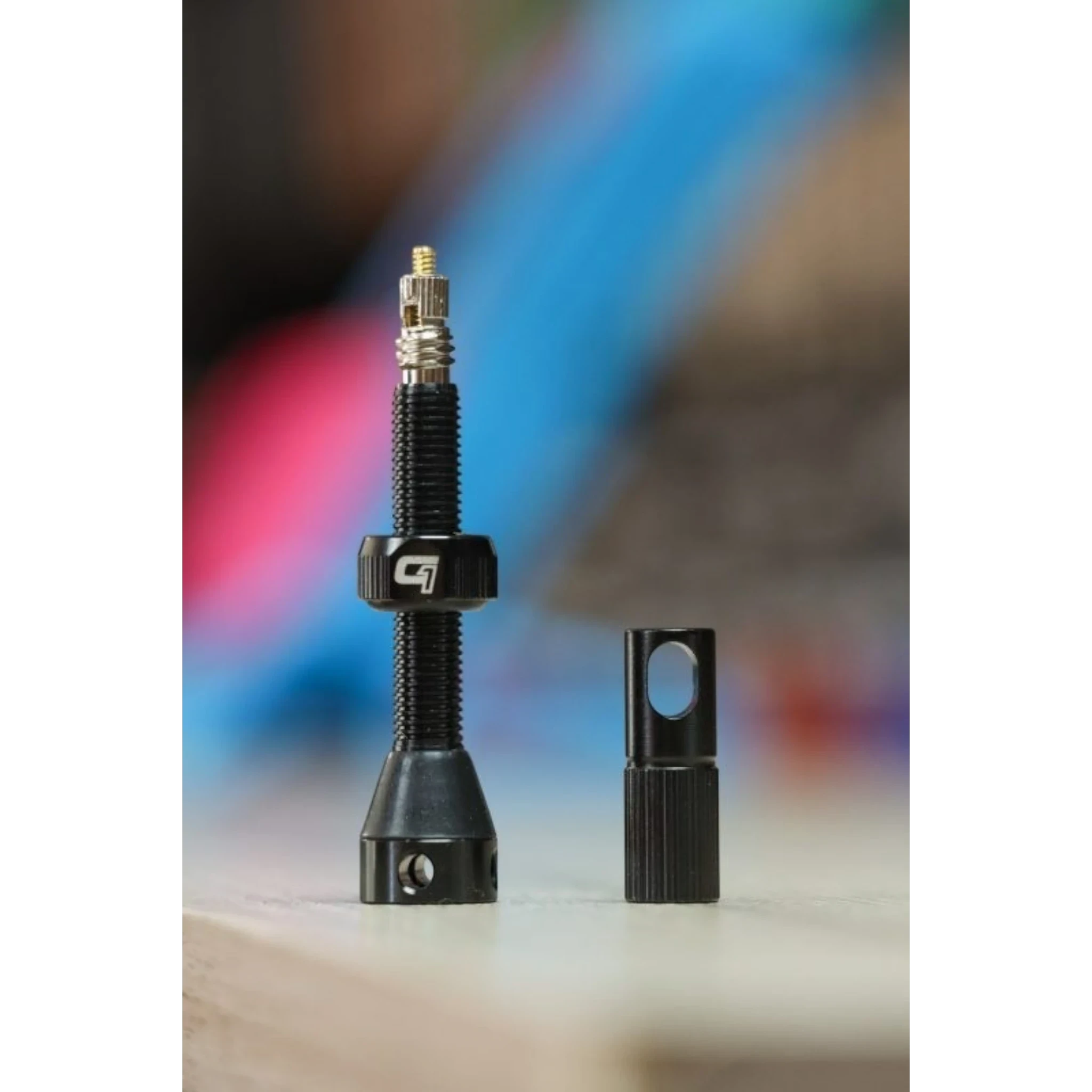 Válvula Tubeless Gravity 1 44mm, Negra