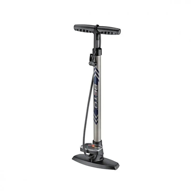 Bombín de pie Beto con manómetro 25″ Steel 160 PSI