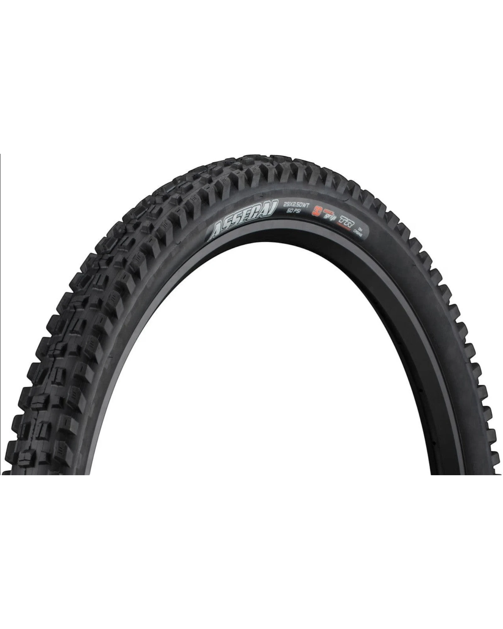 Neumático Maxxis Assegai 29 x 2.5, DH Casing, Maxxgrip, 3C - WT - TR - E50