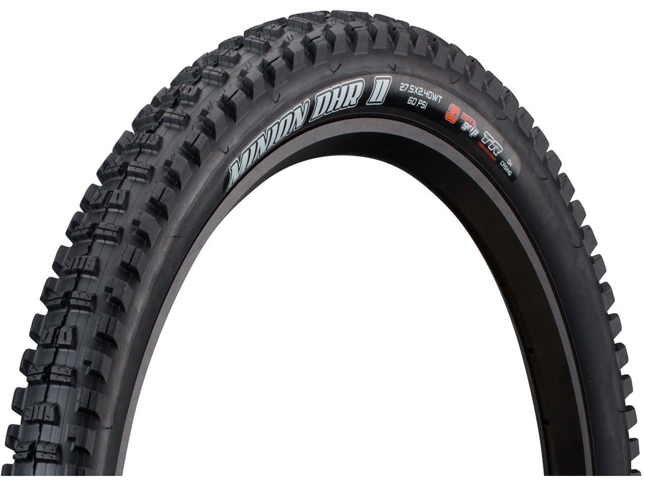 Neumático Maxxis Minion DHR II 27.5x2.5, WT, 3C, DH Casing, MaxxTerra, TR