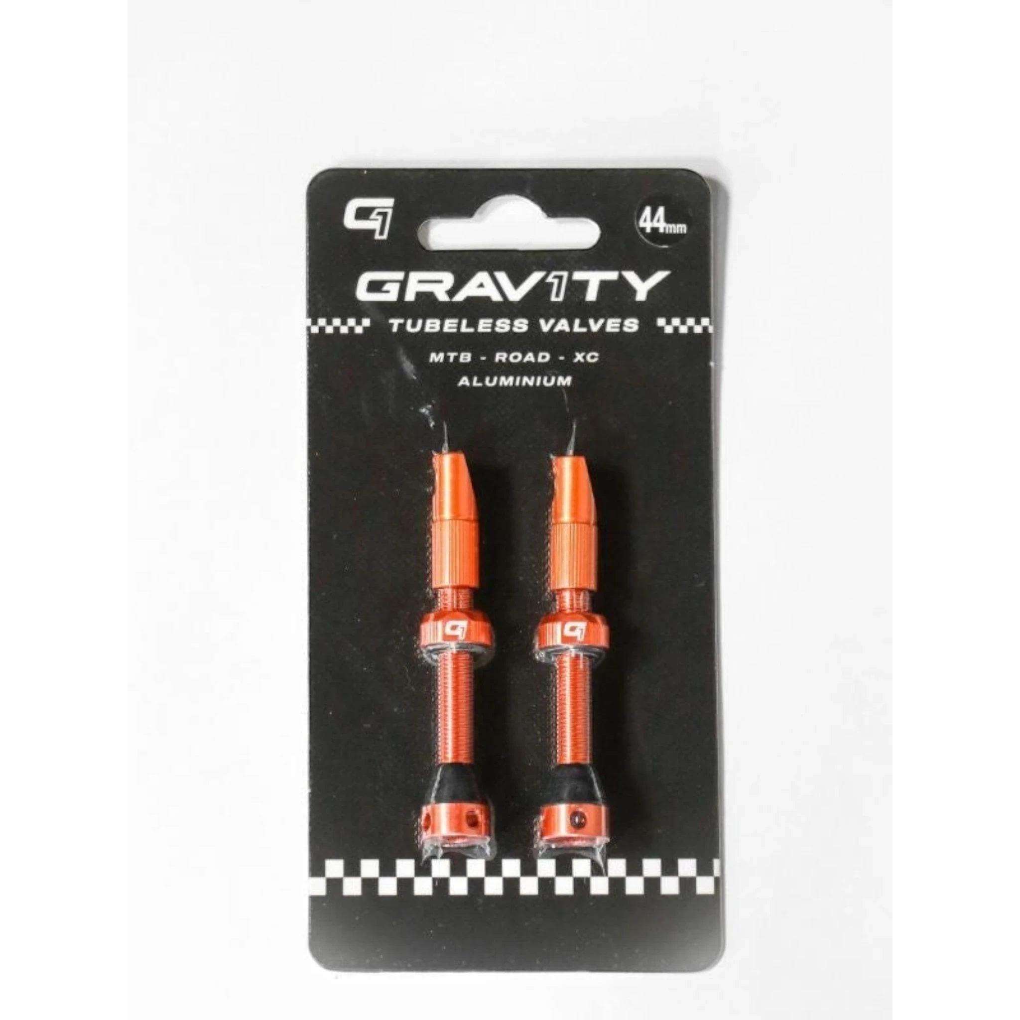 Válvula Tubeless Gravity 1 44mm, Naranja
