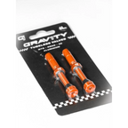 Válvula Tubeless Gravity 1 44mm, Naranja