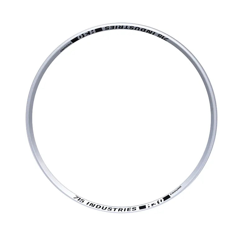 Llanta 715 Industries Enduro H30 27.5" 32H – Aro MTB Tubeless Ready Silver