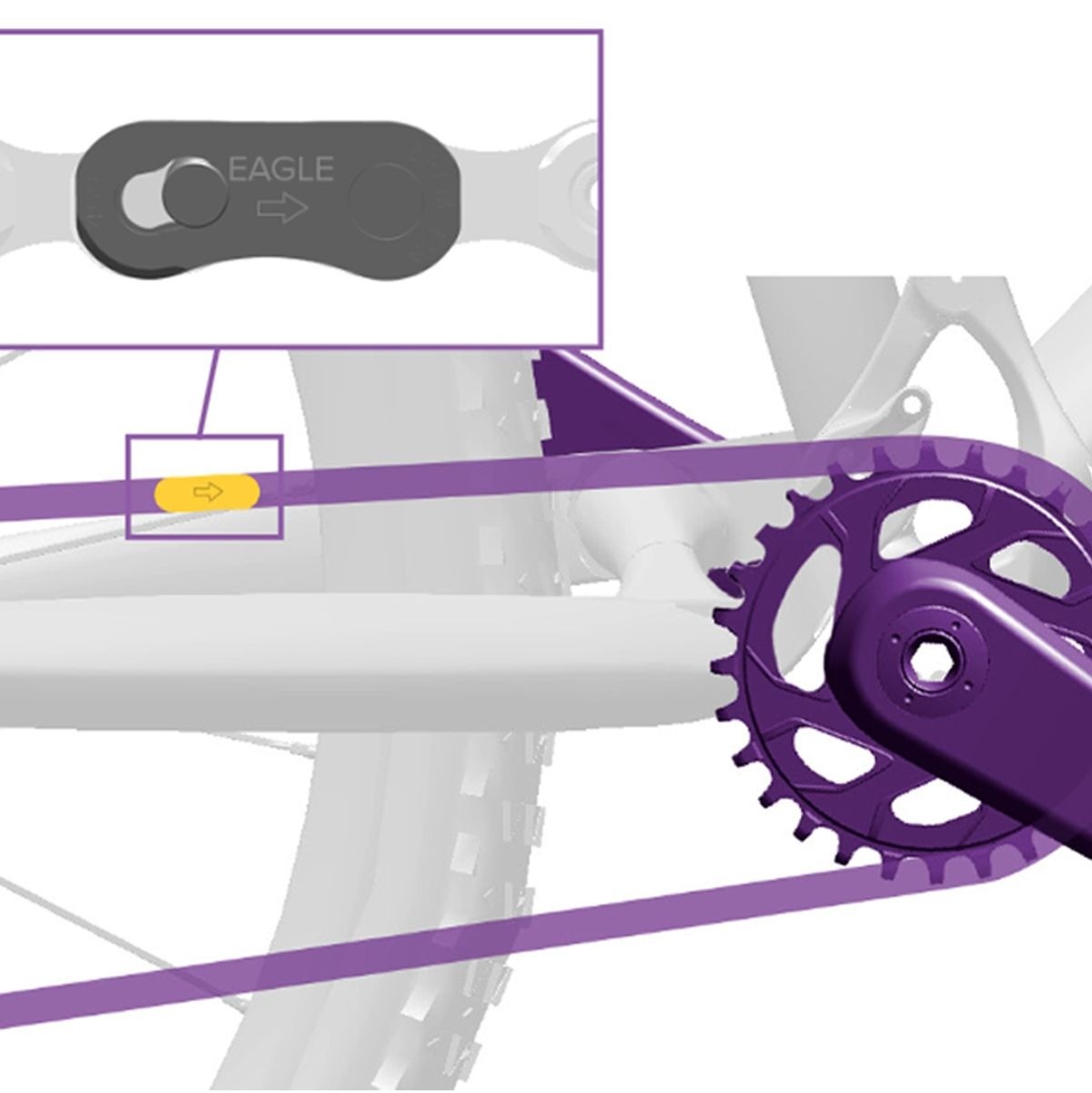 Conector de Cadena Sram 11v MTB Plata, 1 unidad