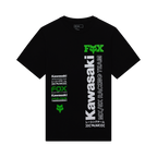 Polera Fox Racing Kawi 195 Original Tee negra, vista frontal