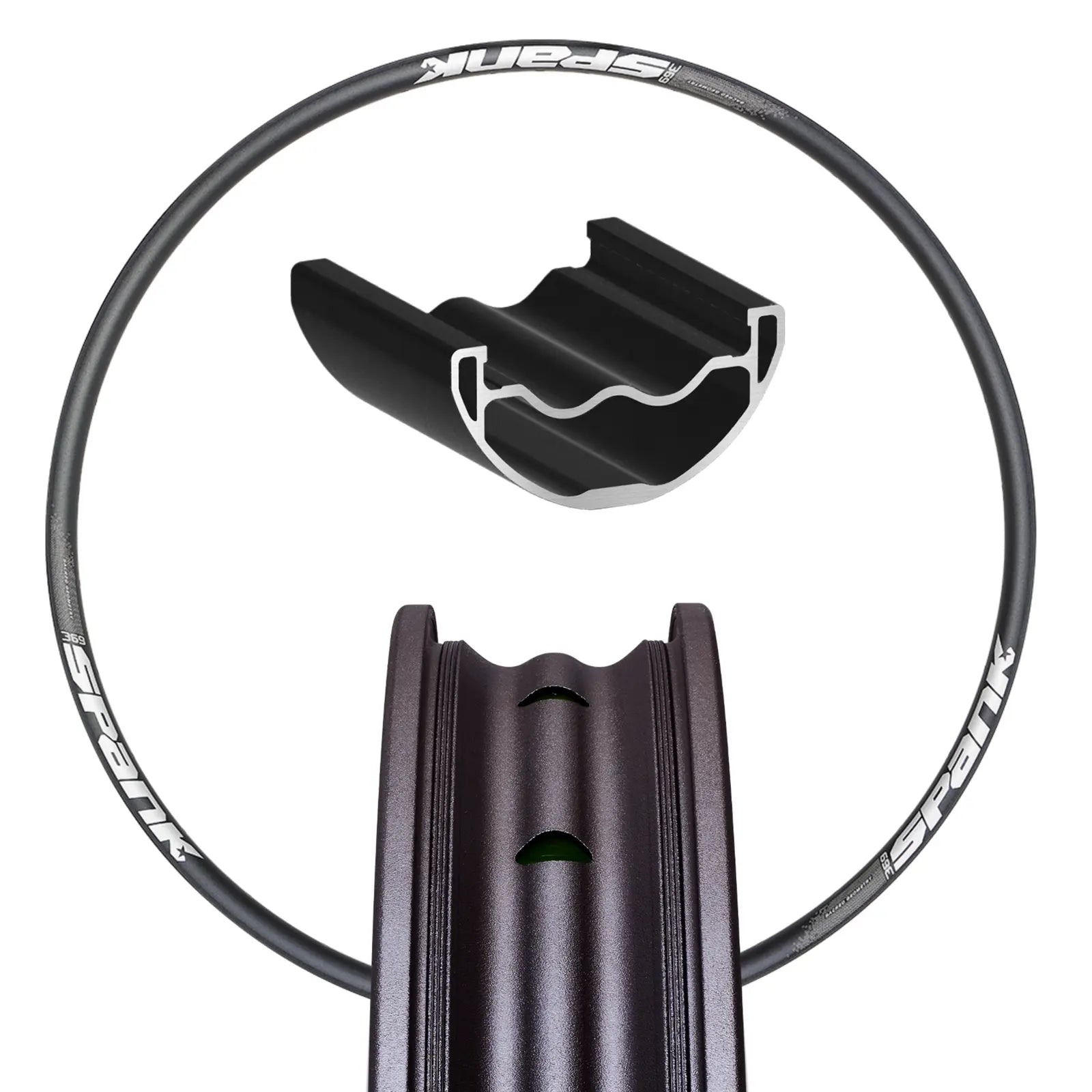Nueva! Llanta Spank 369, 27.5, 32H, Negro
