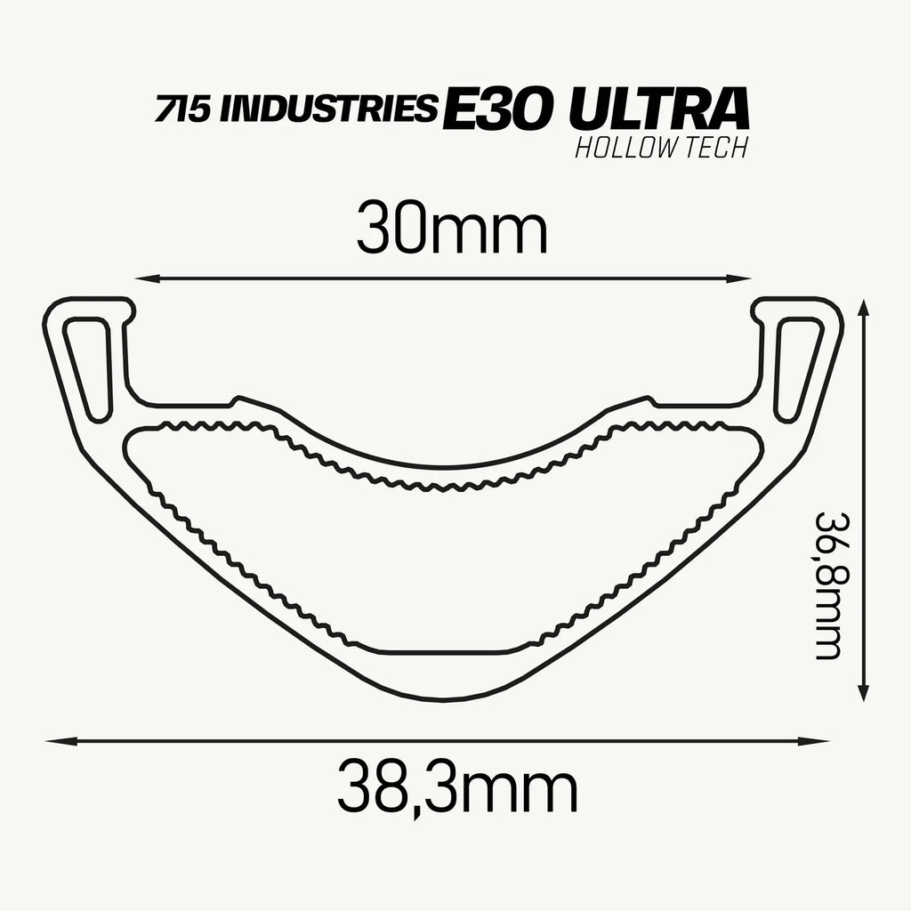 Llanta 715 IND E30 Ultra, 29, 28H, Negra
