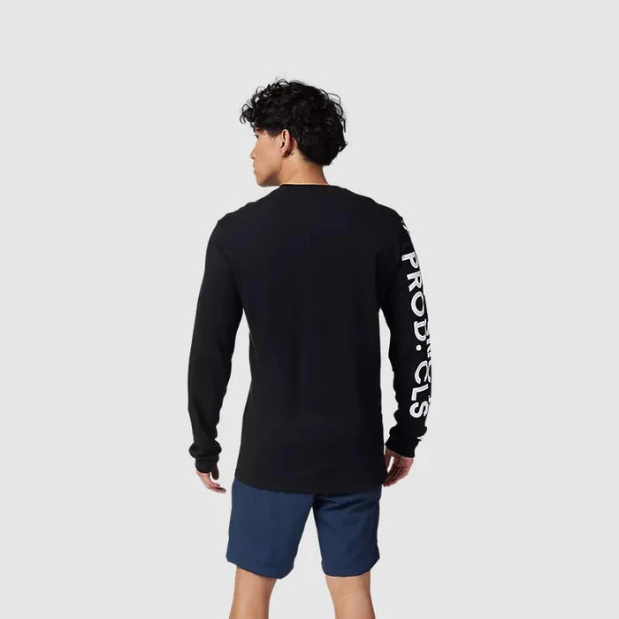 Polera Fox Lifestyle Barge Premium Manga Larga | Negro