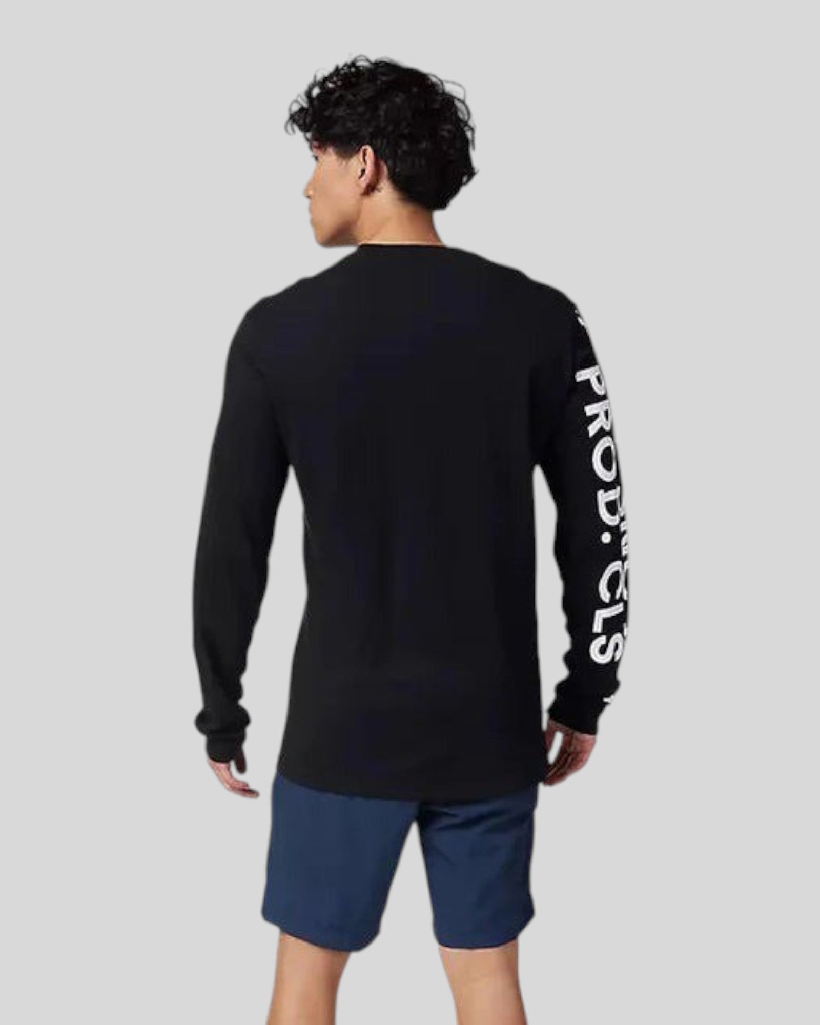 Polera Fox Lifestyle Barge Premium Manga Larga | Negro