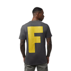 Polera FOX Lifestyle Big F Premium Tee, Gris