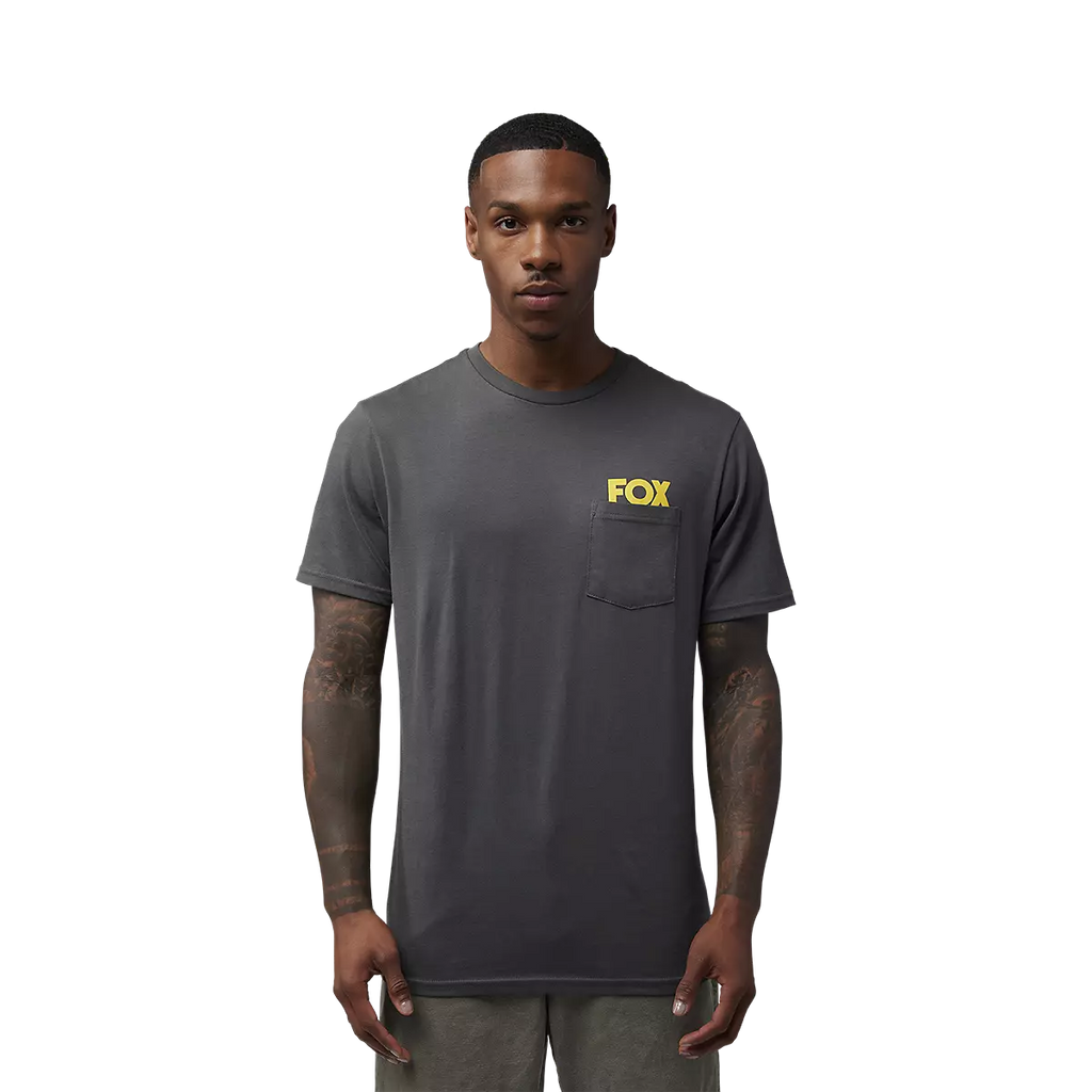 Polera FOX Lifestyle Big F Premium Tee, Gris