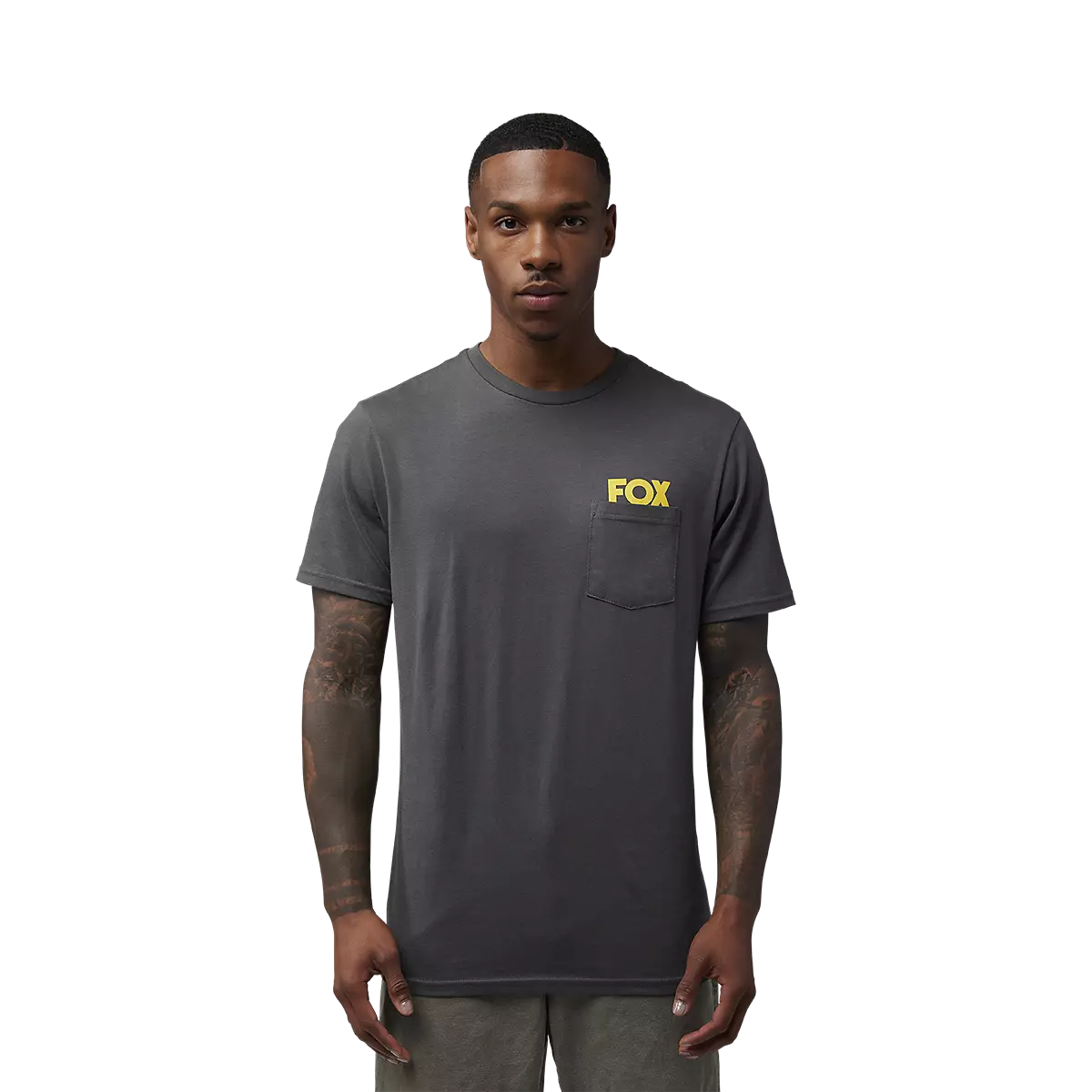 Polera FOX Lifestyle Big F Premium Tee, Gris