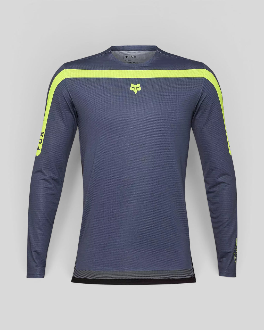 Jersey FOX Flexair Aviation Manga Larga, Gris Grafito