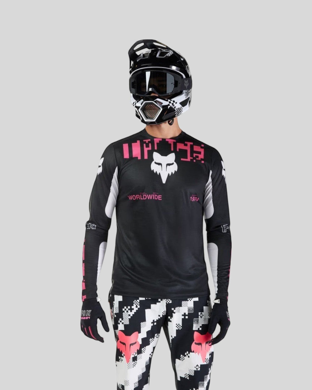 Jersey FOX Ranger Digi Image Manga Larga, Negro