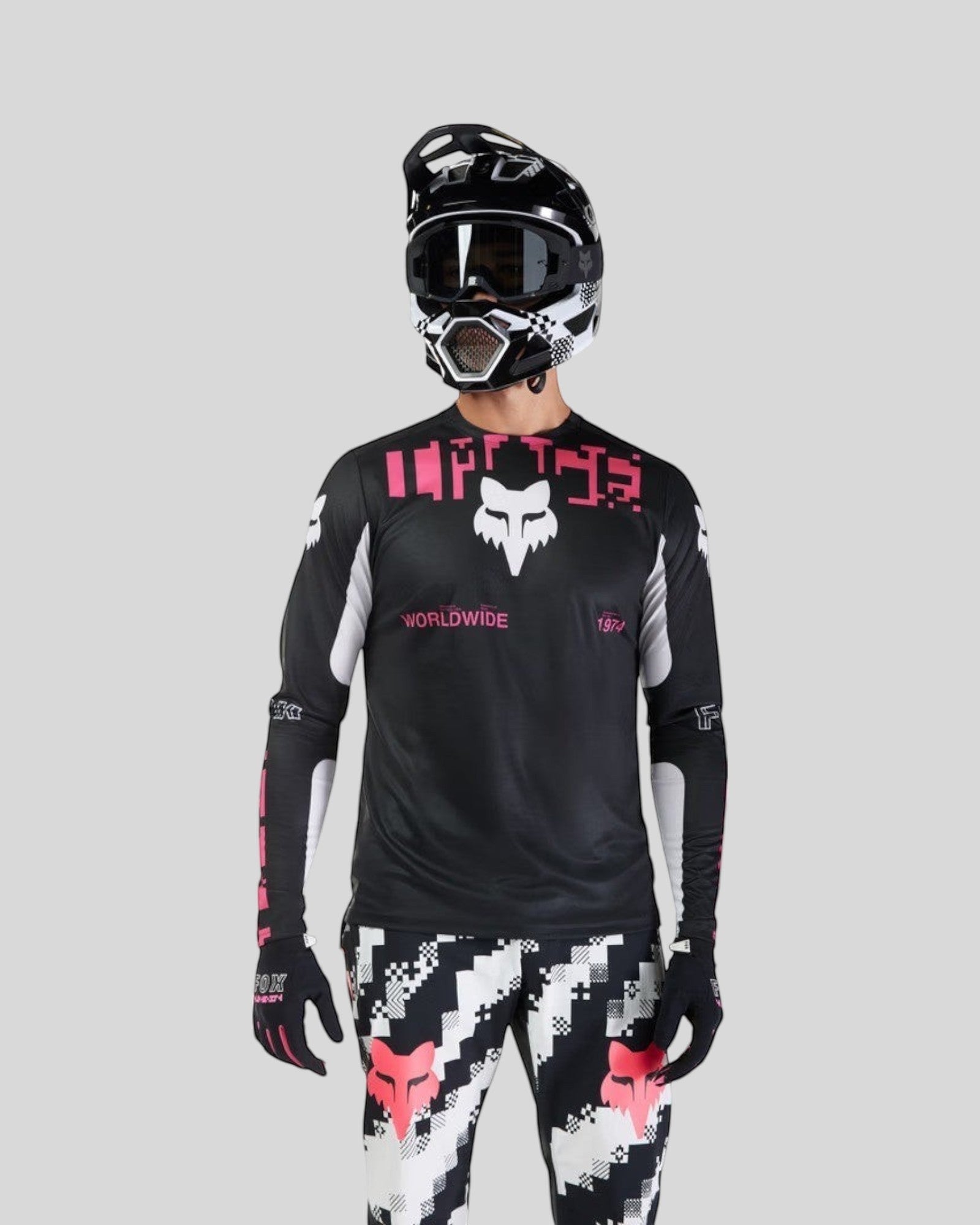 Jersey FOX Ranger Digi Image Manga Larga, Negro